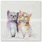ROYI ART Cat Modern Art Painting stretchered frame sell by containers
