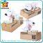 New design plastic diy eating money dog money box toys
