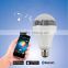 romatic and gentle light automatic color changing night light bulb for cafe