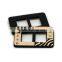 Decorative Black Plastic Rhinestone Shoe Buckles