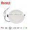 LM80 LED chips no flicker round panel with recessed clips