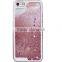 PC material matte hard cover hourglass bling glitter phone case for iPhone6/6s