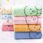 The colorful microfiber towel