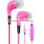 in Ear Crystal Clear Shiny Earphone With Led Line