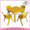 Stable 50cm height CE ceritificate colorful children plastic table