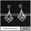 New model stud zirconia earring factory price sterling silver earring jewelry