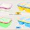 2016 New Bento Storage With Spoon Microwave Food Container Dinner Plate
