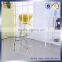 Metal glass coffee table for sale