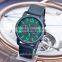 Black Dial Silicone Quartz Analog Water Resistant Shenzhen Sports Watches Men