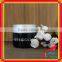 black glass jar cosmetics cream empty jar with glass jar for face cream