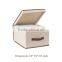 Nonwoven fabric folding collapsible clothes storage box