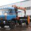 8 Ton at 2.5m, Truck Mounted Crane, SQ8S4, Best Telescoping Boom Truck Mounted Crane 8 Ton.