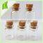 %%%Mini glass bottles with corks 18x40mm (Size of glass itself, does not include the cork.) wholesale mini perfume glass bottle