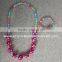 unique design acrylic material bubblegum beads necklace for kids/girls necklace