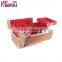 Good-Looking Custom Logo Red Pvc Small Cosmetic Lock Storage Box