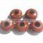 Natural Red Jasper Faceted Handmade Roundel Big Hole Beads
