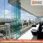 Used folding glass office wall partitions