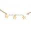 Lastest Design Girl's Gold Star Charm Necklace Wholesale