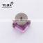 Amethyst Antique Brass Interior Drawer Glass Knob With Metal Base