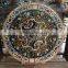 Home Decorative Black Marble Inlay Dining Table Top Pietre Dure Tables
