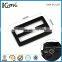 Fashion metal black adjustable square bag buckle