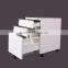 Steel Mobile Filing Cabinet with 3 Locker Drawers