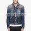new deisgn vintage washed man denim jacket stone washed denim jacket (LOTJ224)
