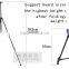 In stock 53-163cm folding metal easel drawing stand sketch metal easel cheap easel