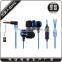 Factory sale GHC brand earphone with a microphone for phone call