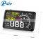 5.5 inch LED Car Speed Head Up Display HUD with Speedmeter and Over Speed Alarm