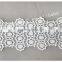 High quality polyester 19cm width floral crochet indian lace trim wholesales