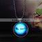 Wholesale Halloween gift for men women silver beads chain jewelry crystal deer pendant sled necklace