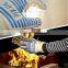 Kitchen Essential Microwave Striped Heat Resistant Household Knitting Oven Glove
