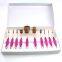 Synthetic Hair Pink Hot Selling Oval Makeup Brush Set 10pcs Manufacturer