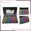 Makeup 88 color eyeshadows palette high quality black plastic palette