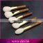 Beauty Needs Perfect Bamboo handle Cosmetic Brush Sets Cute Design 5 Pcs Makeup Brush Set