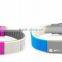 Fashion personalised rubber id run wristband printing