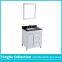 Tonghe Collection Classic White Bath Vanity Set Black Granite Top