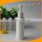 Vital White Cylindrical Empty Lotion Bottle with Pump 4 oz. Size