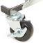Chrome 10-Tier Rolling Shoe Rack