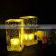 rechargeable colors changing plastic 3d led table lamp with controller for table decor