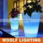 Decoration Home Garden Illuminated LED Light Flower Pot
