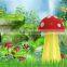 Mini Portable Cartoon Mushroom Cute Design Air Humidifier, Household Colorful LED Light Air Personal Humidifier For Sale