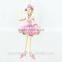 Best selling christmas ornament items resin christmas lady figurines
