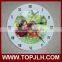 2017 Hot Sell Christmas gift custom photo printed wall clocks sublimation blank wall clocks for sublimation