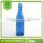Spray blue square bottle bottom vase & milk bottles