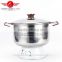 2016 large stainless steel bright color cookware set stainless steel soup pot