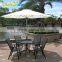 2.7m octagonal outdoor patio umbrella with plastic base