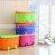 Heavy duty Plastic toy storage box with wheel ,PP High quality storage box with lid