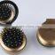 Plastic Round/oval folding mirror and comb
